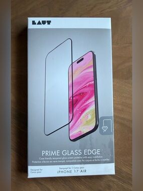 LAUT- Prime Glass Edge Screen Protector for iPhone 17 Air